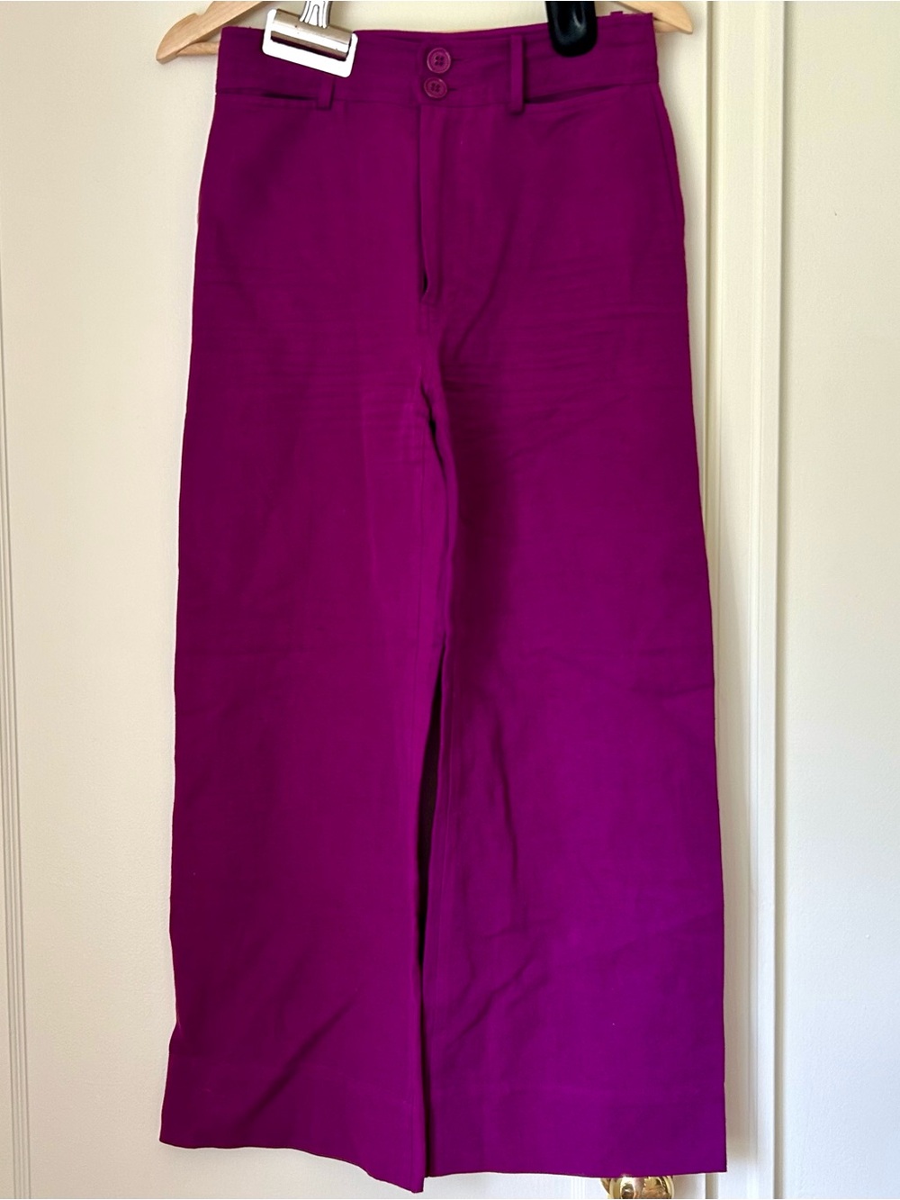 Apiece Apart linen Merida wide leg trousers